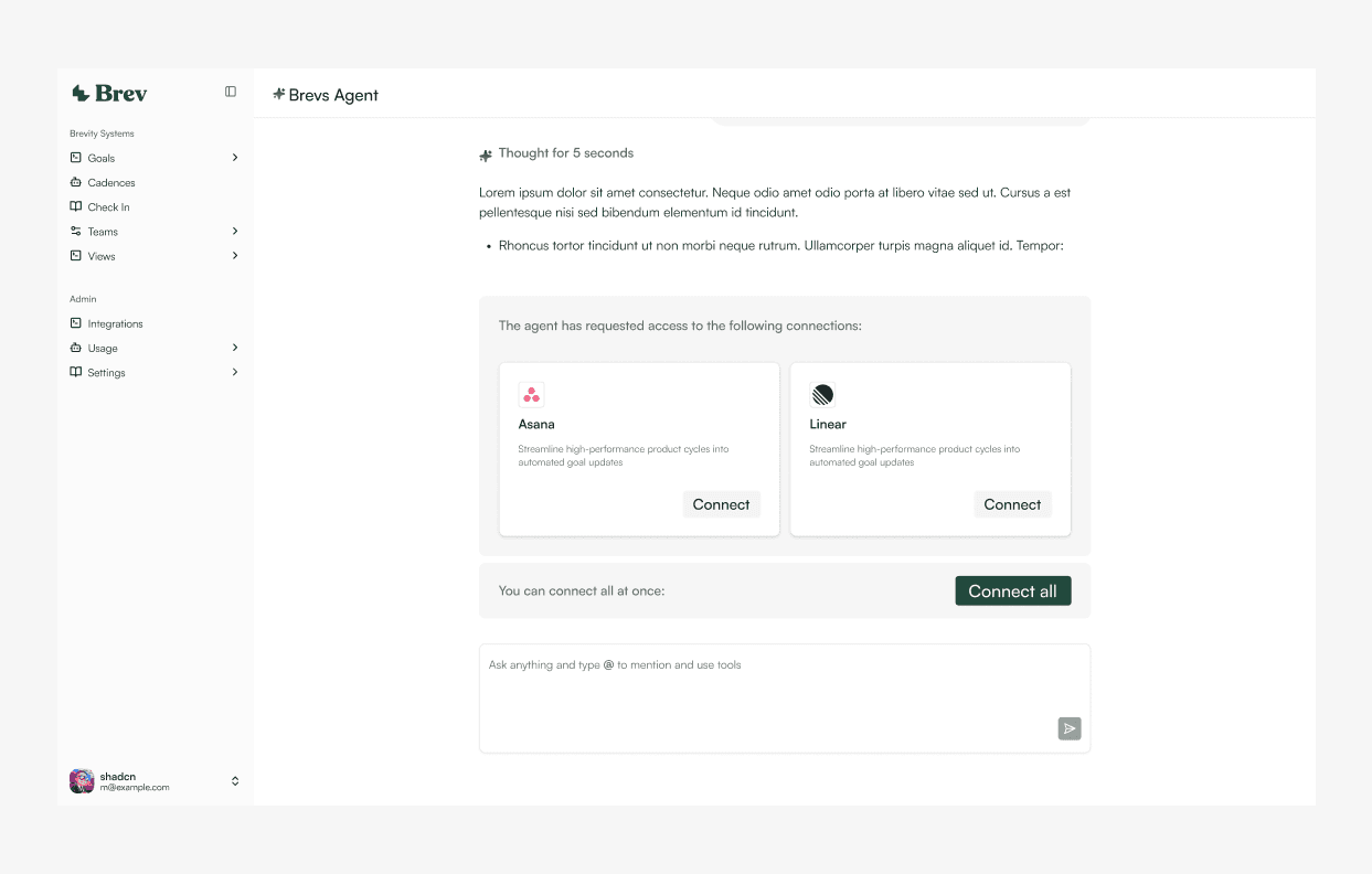 Brev IO screen