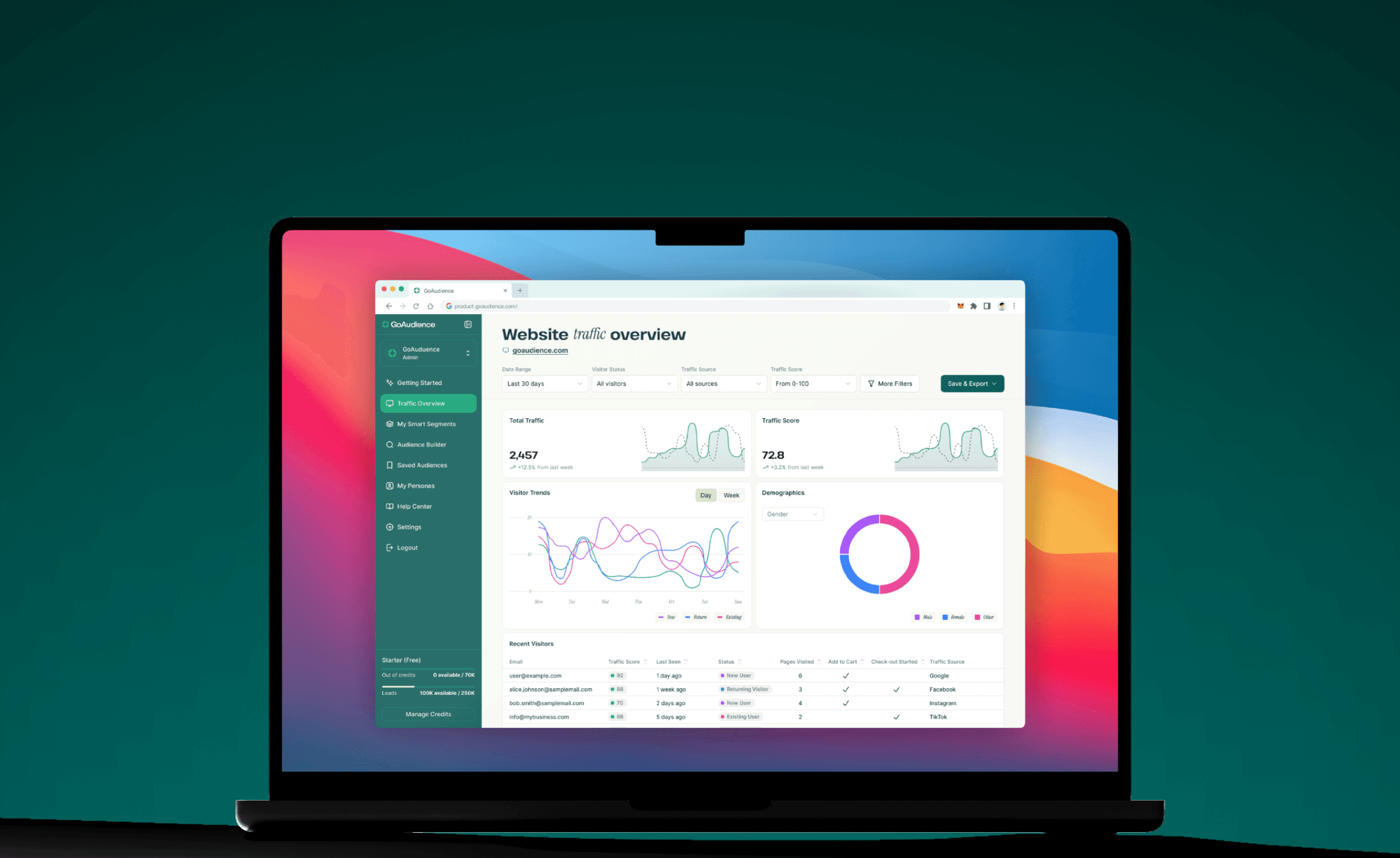 GoAudience platform