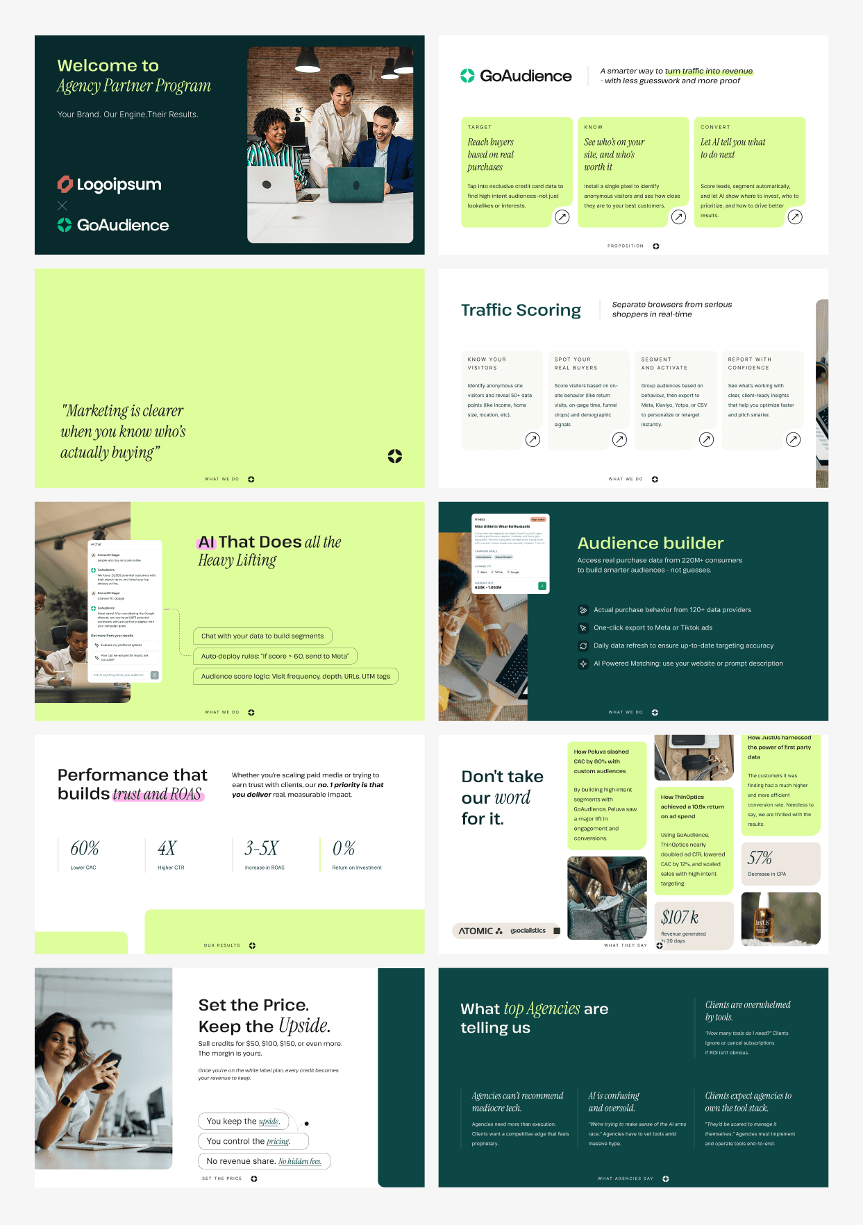 GoAudience screen
